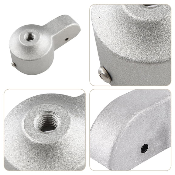 OFFIGAM Aluminum Flag Pole Pulley Truck Replacement for Flagpole Accessories, Heavy Duty Metal Construction