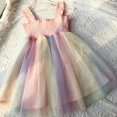 thumbnail image 5 of Baby Girl Princess Dress Sleeveless Mesh Tulle Tutu Dress Photograph Outfit Clothtes Kids Summer Beach Sundress, 5 of 6