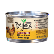 (4 pack) (4 Pack) Purina Beyond Pate Chicken & Sweet Potato Recipe Adult Wet Cat Food, 3 oz
