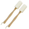 thumbnail image 1 of Loofah Back Scrubber for Shower, Loofah on a Stick with Natural Loofah Sponge Exfoliating Body Sponge Scrubber 2 Pack, 1 of 4