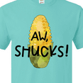 thumbnail image 4 of Inktastic Aw, Shucks Corn on the Cob Humor T-Shirt, 4 of 5