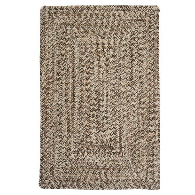 Corsica Tapis Rectangle 3 par 5 Pieds, Brun Patiné