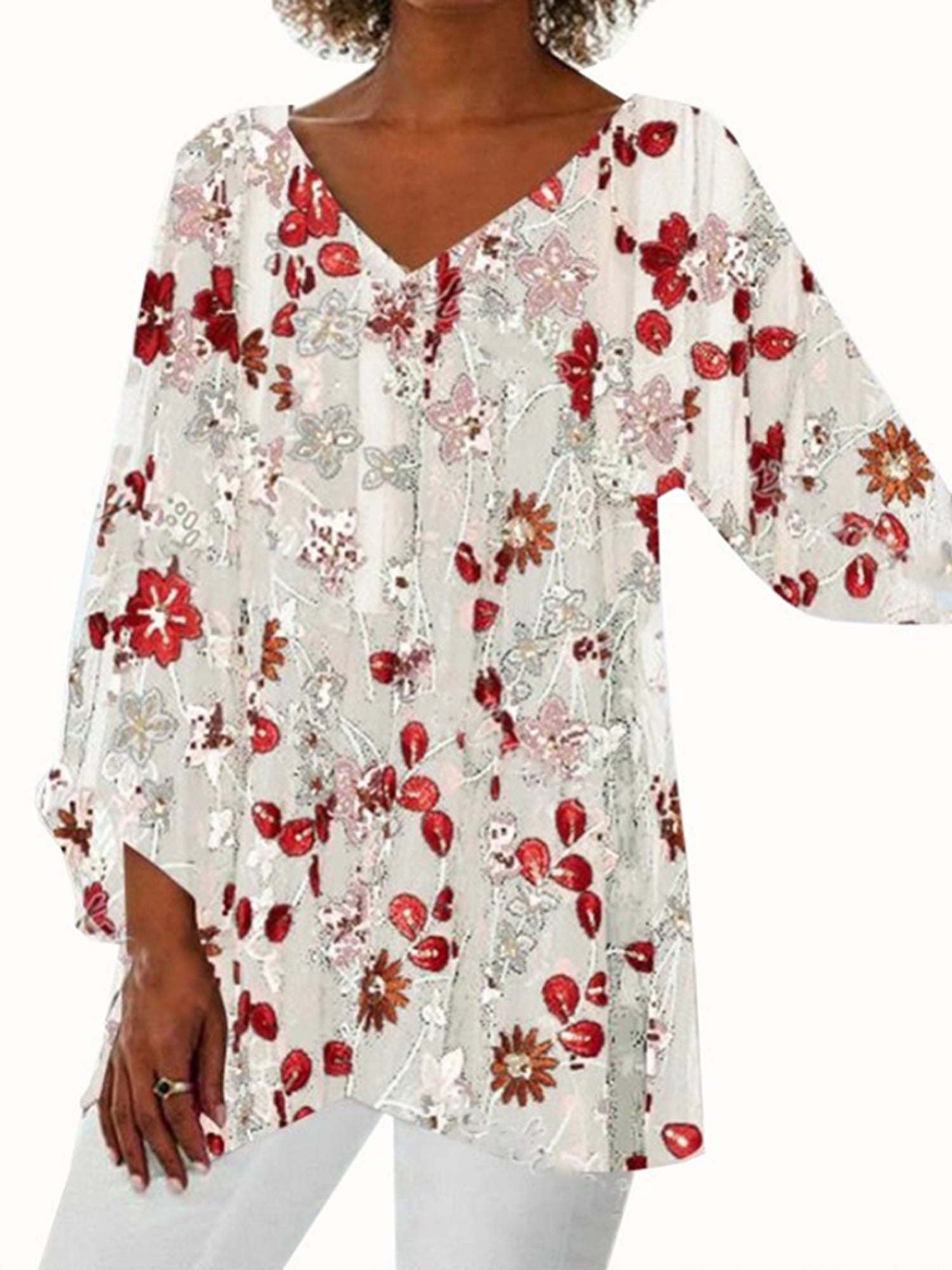 plus size blouses at walmart