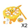 thumbnail image 1 of 2x Juego de Mesa para Romper El Hielo Habilidades Motoras Finas Regalos de Cumpleaños Juguete Interactivo para Padres E Hijos Rompecabezas Educativo P 2 piezas, 1 of 10