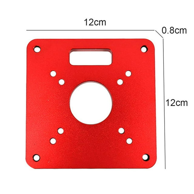 Eigraketly Enrutador de aleación de aluminio RT0700C, placa de inserción de mesa, máquina de recorte, tablero abatible para bancos de carpintería, Artesanía Eigraketly TO005081-00