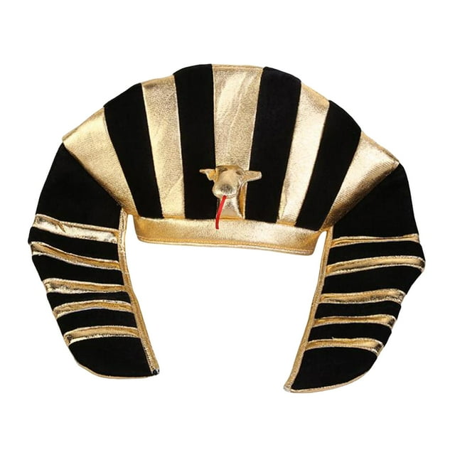 Tocado egipcio de faraón Yuyangstore para Halloween