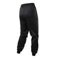 thumbnail image 6 of Hinvhai Mens Fleece Cargo Pants Casual Jogger Elastic Waist Drawstring Hiking Pants Track Sweatpants with Multi Pockets Black S(S), 6 of 9