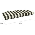thumbnail image 3 of Sunbrella Wicker Settee Cushion - Maxim Regatta, 3 of 4