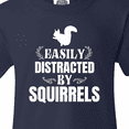 thumbnail image 4 of Inktastic Easily Distracted by Squirrels Youth T-Shirt, 4 of 5
