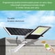 thumbnail image 4 of Matsuzay Luz de calle con energía Solar de vidrio templado, Control remoto, IP67, resistente al agua, funciona con luz, 50W, reemplazo de Iluminación y accesorios 308 cuentas, 4 of 6