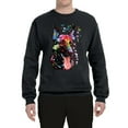 thumbnail image 2 of Wild Bobby Dean Russo German Shepherd Dog Lover Unisex Crewneck Graphic Sweatshirt, Black, XX-Large, 2 of 5