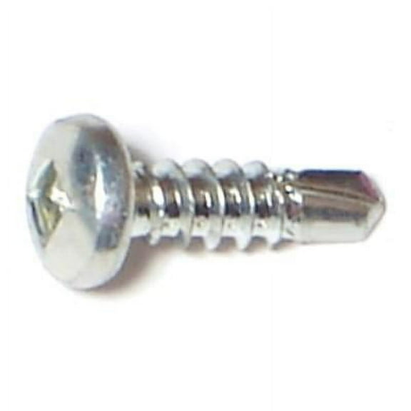 #6-20 x 1/2" Zinc Square Pan Head Self-Drilling Screws SDSPS-050 (75 pcs.)