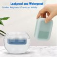 thumbnail image 5 of Leak Proof Travel Soap Case,Topboutique Silicone Soap Container with Draining Layer,Portable Bar Soap Holder,Leakproof Soap Dish with Lid,Soap Tray Savers for Bathroom, Camping, Gym (Mint Green), 5 of 7