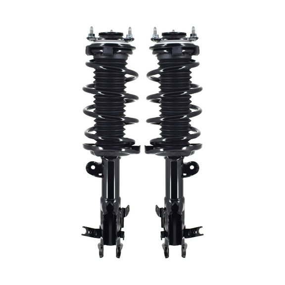 Pair of 2 Front L-R Quick Complete Strut For 2012-2015 Honda Civic Sedan