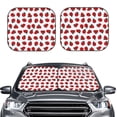 thumbnail image 2 of Gukieu Ladybug On Blue Stripes Print Car Windshield Sun Visor, Foldable Anti-UV Car Sun Visor Suitable for Vans, Trucks Car Accessories-Large, 2 of 6