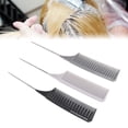 thumbnail image 4 of Foiling Comb, Glossy Round Convenient Practical Hair Comb Professional Reliable  For Individual Hairdressing For Salon For Barber Shops Set 1,Set 2,Set 3,Set 4, 4 of 8