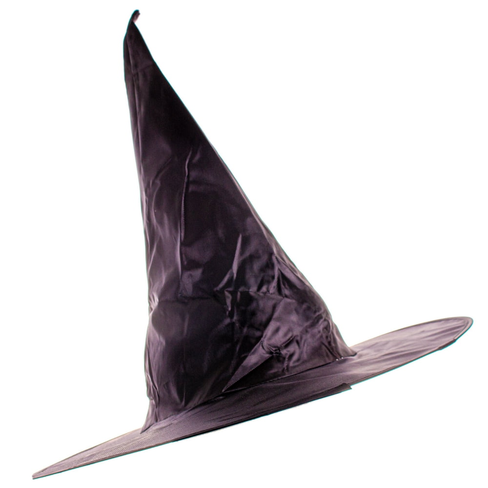 Loftus Classic Halloween Tall Pointy Witch Costume Hat, Black, One Size