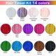 thumbnail image 3 of Hair Tinsel Kit (48 Inch,14 Colors, 3500 strands), Tinsel Hair Extensions with Tools, Heat Resistant Fairy Hair Tinsel Kit for Women Hair Accessories, 3 of 5