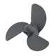 thumbnail image 5 of Propeller 7 1/4Inch x 4 3/4Inch for Honda BF2 / BF2.3 HP (STIN GRAY), 5 of 5