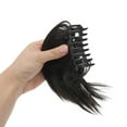 thumbnail image 4 of Unique Bargains 1 Pc Ball Hair Bun Wig Hair Clips for Hair Extension 11.02" Length Brown Black, 4 of 5