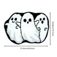 thumbnail image 3 of TIELUTT Halloween Bath Rugs Bathroom Rug Floor Mat for Bathroom Kitchen Rug Soft Teal Knit Blanket Body Throw Blanket Blankets and Throws Fall Throws and Blankets for Sofa Rug under Bed, 3 of 8