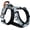 Alaska Daybreak, variant on Made To Roam Premium Explorer Harness - Y-Shaped Dog Harness with Adjustable Durable Nylon, Soft Padding, Metal Buckles and Leather Handle for Small, Medium, Large Dogs (Oregon Haze, Size 5)