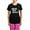 With Pink Pant, variant on CafePress - Aboot? - Women's Short Sleeve Print T-Shirt and Pants Dark Cotton Pajama Set