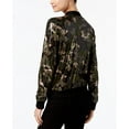 thumbnail image 2 of Polly & Esther - Sequined Camo-Print Bomber Jacket - Juniors - M, 2 of 4