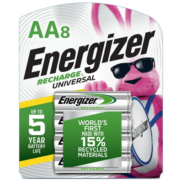 Pilas recargables Energizer Recharge Universal AA x8