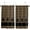 -, variant on Kitchen Curtains 39 Inch Length, Retro Country Star Farmhouse Curtains & Drapes, Brown Black Buffalo Plaid Rod Pocket Window Curtains for Living Room/Bedroom/Bathroom, 27.5x39, 2 Panels