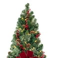 thumbnail image 3 of Haute Decor 28 Pouces Pré Allumé Easy Hang Noël Wall Tree Batterie, 3 of 5