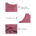 thumbnail image 5 of NISVIYA Plus Size Tops for Women Casual Flowy Tunics Summer Loose Fit Scoop Neck Tees Mauve, 5 of 7