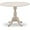 Wirebrushed Buttercream, variant on East West Furniture DMT-ABC-TP Dublin Kitchen Dining Table - a Round Wooden Table Top with Dropleaf & Pedestal Base, 42x42 Inch, Wirebrushed Buttercream