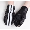 thumbnail image 3 of Chomel Prisoner Vintage Leather Motorcycle Riding Gloves,black (punched), 3 of 4