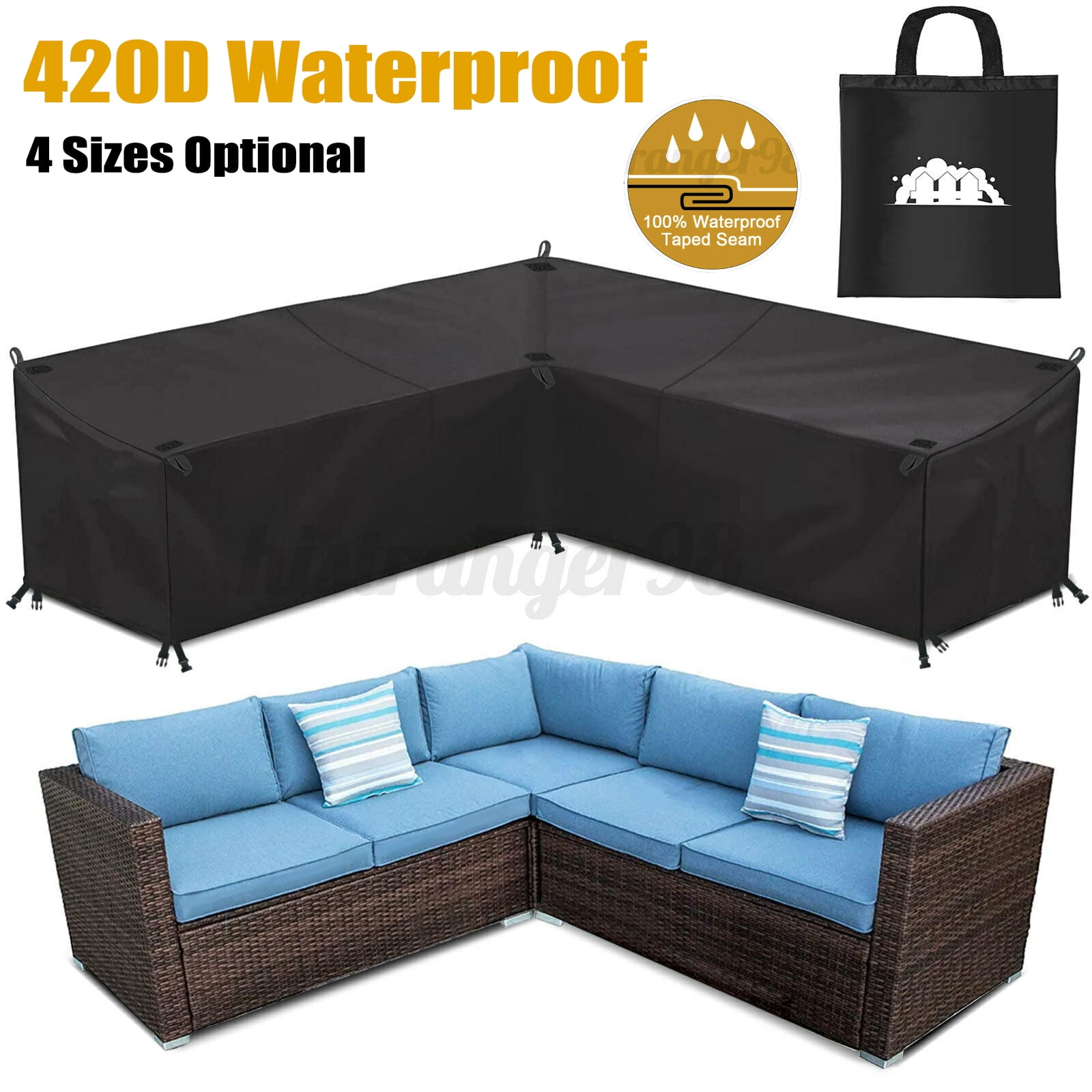 Patio Furniture Covers Waterproof Heavyduty 420DPU Outdoor Furniture