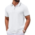 thumbnail image 2 of COOFANDY Mens Polo Shirts Casual Polo Collared Shirt Short Sleeve Polo T Shirt, 2 of 6