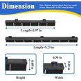 thumbnail image 2 of 6Pcs Rubber Strips for 2025 E10 Automatic Pool Vacuum Cleaner, Pool Cleaner Bottom Brush Strips (2Set), 2 of 6