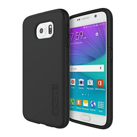 Coque Samsung Galaxy S6, Coque Incipio [Shock Absorbing] DualPro pour Samsung Galaxy S6-Noir / Noir