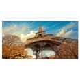 thumbnail image 2 of Eiffel with Winter Vegetation - Skyline Photography Canvas Art, 2 of 3