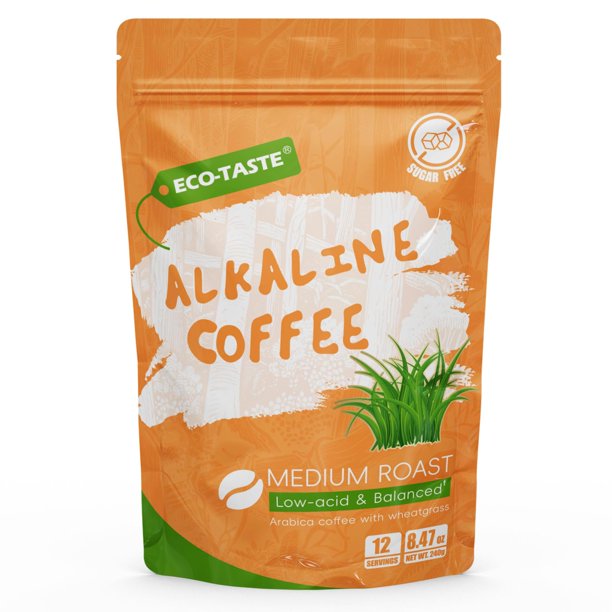 Crema de hongos arábica ECO-TASTE Alkaline Coffee 240 g