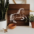 thumbnail image 4 of 2 plantillas reutilizables de malla con diseño de caballo para serigrafía, ideales para pintar sobre madera, decorar camisetas y telas (22 x 28 cm / 11 x 8,66 pulgadas)., 4 of 9