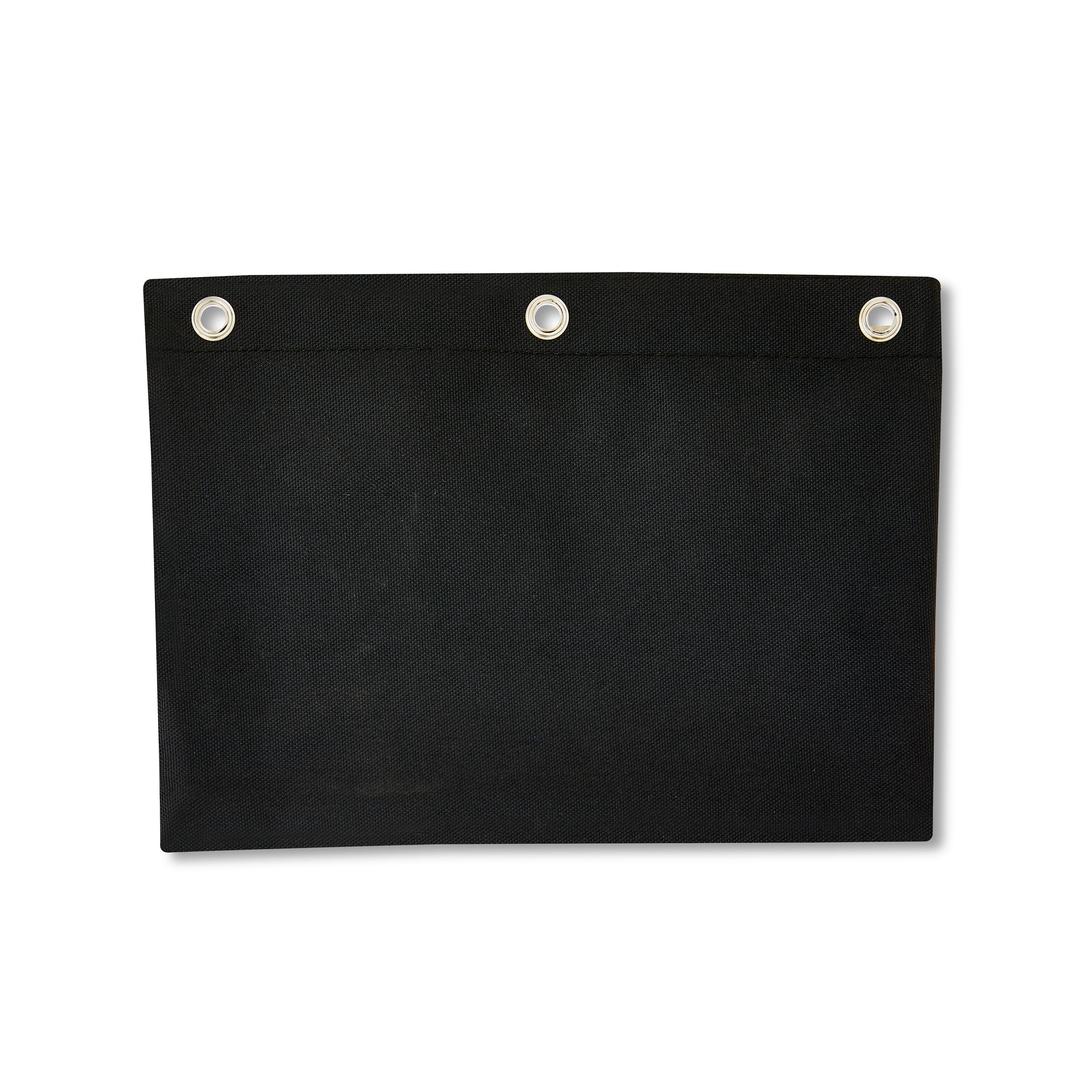 Pen + Gear Black Solid Polyester Zipper Binder Pouch