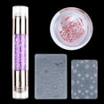 thumbnail image 7 of UDIYO Silicone Double-ended Nail Stamper Stamping Template Manicure Tool with Scraper, 7 of 7