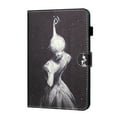 thumbnail image 2 of SaniMore Wallet Case for iPad 10th Generation 10.9" 2022, Auto Wake/Sleep PU Leather Case Shockproof TPU Shell Painted Magnetic Clasp Card Slot Pen Holder Anti-slip Strip Stand Drop-proof Case, Girl, 2 of 9