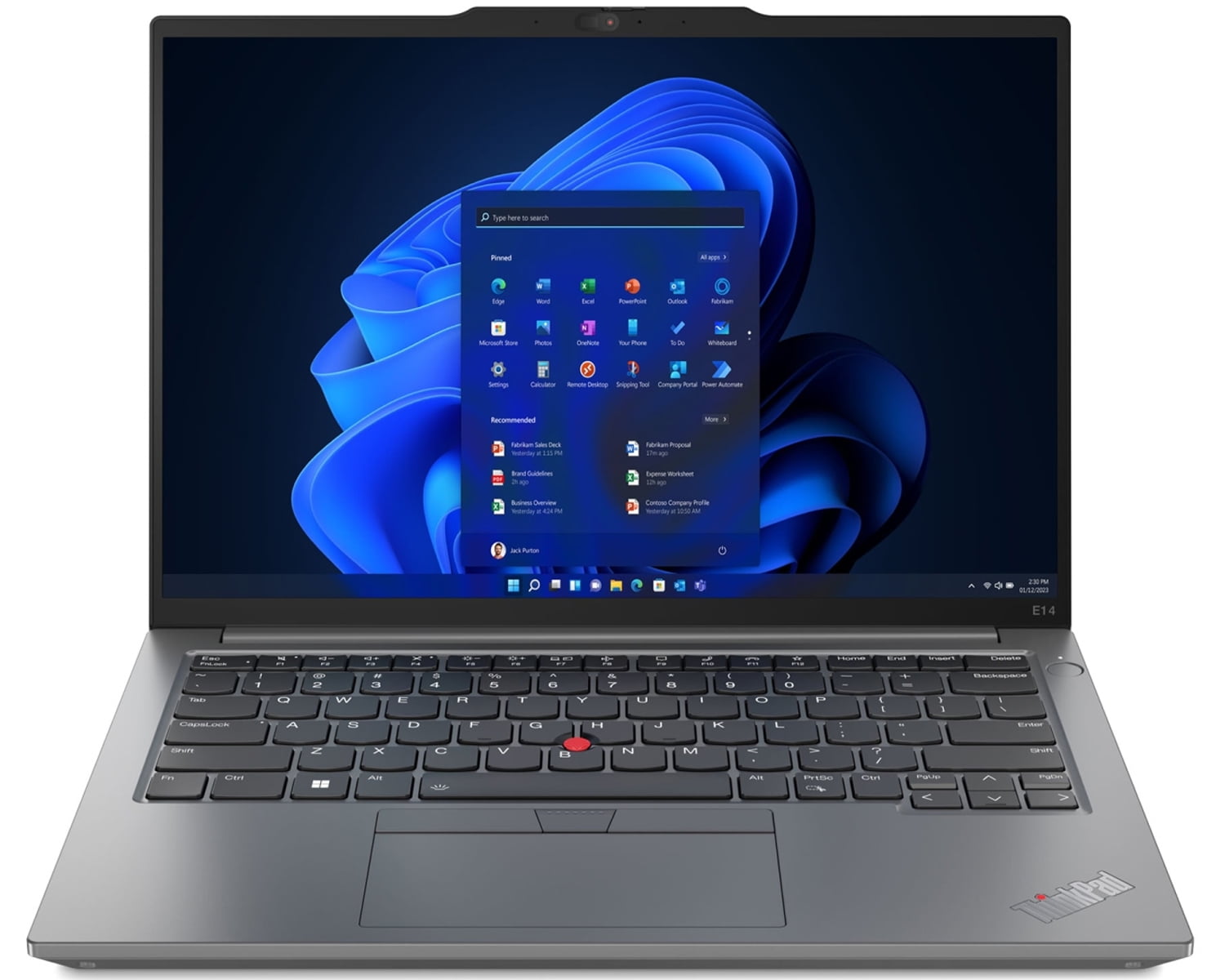Lenovo ThinkPad E14 Home/Business Laptop (AMD Ryzen 5 7530U 6-Core