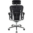 thumbnail image 3 of Eurotech Leather Task Chair Black (LE9ERG(N)), 3 of 5