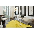 thumbnail image 4 of HomeRoots 316711 6 x 7 in. Cowhide Rug - Yellow, 4 of 4