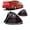 Black/Clear, variant on LED Black Clear Lens Tail Lights Rear Lamps Pair for 2001-2003 Honda Civic Coupe
