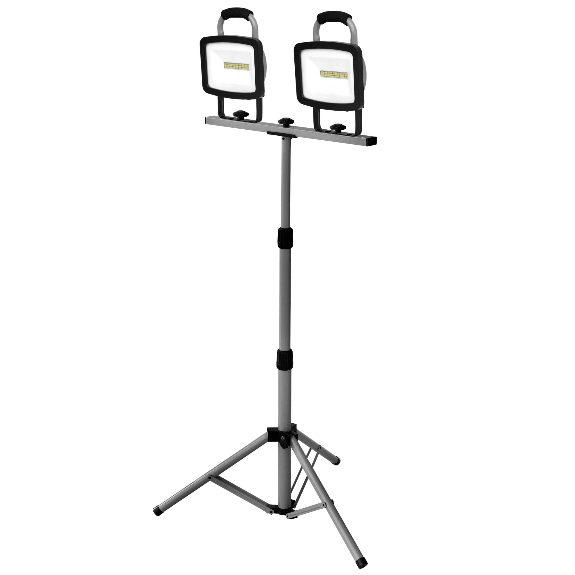ASCENT TECHNOLOGIES 6000 Lumen PlugIn LED 2 Light Tripod Mounted Work Lights