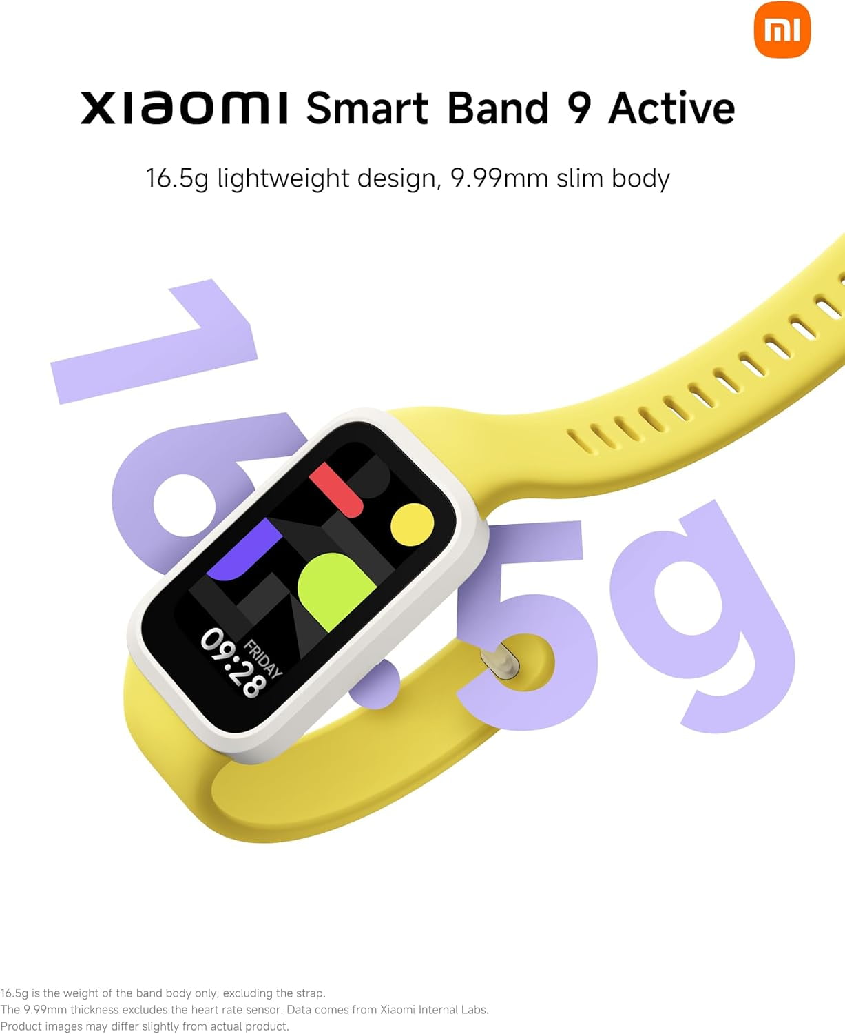Xiaomi Smart Band 9 Active Bluetooth Activity Tracker, 1.47'' Display All-Day Health & Fitness Monitoring 18-Day Battery, 5ATM, Global Version (Pink)